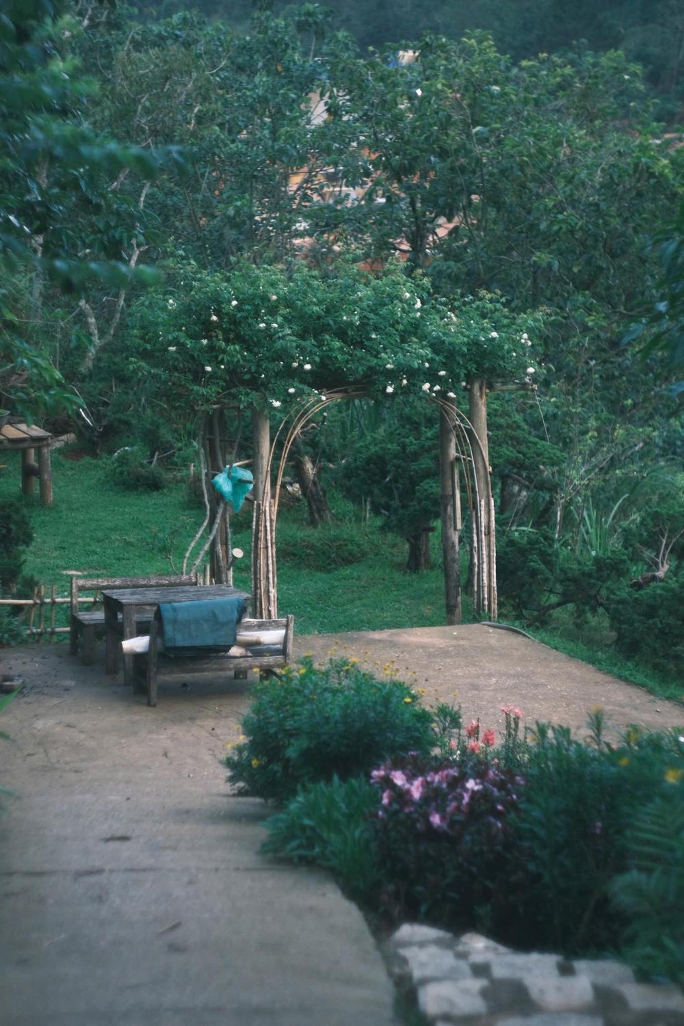 Vuon Nha Cui Homestay Dalat Exterior foto